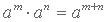 Multiplikation av potenser