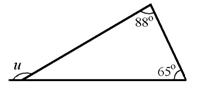 Räkneexempel på vinklar i triangel